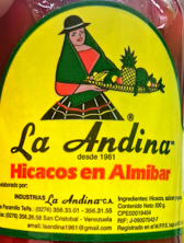HICACOS LA ANDINA 500GR EN ALMIBAR