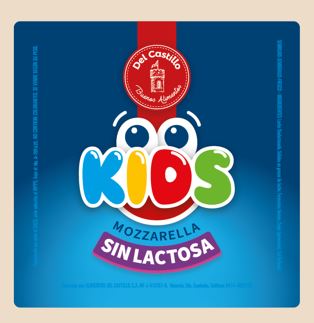 QUESO MOZZARELLA DEL CASTILLO KIDS S/LACTOSA X KG