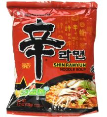 FIDEOS NONGSHIM 4.02OZ CARNE PICANTE