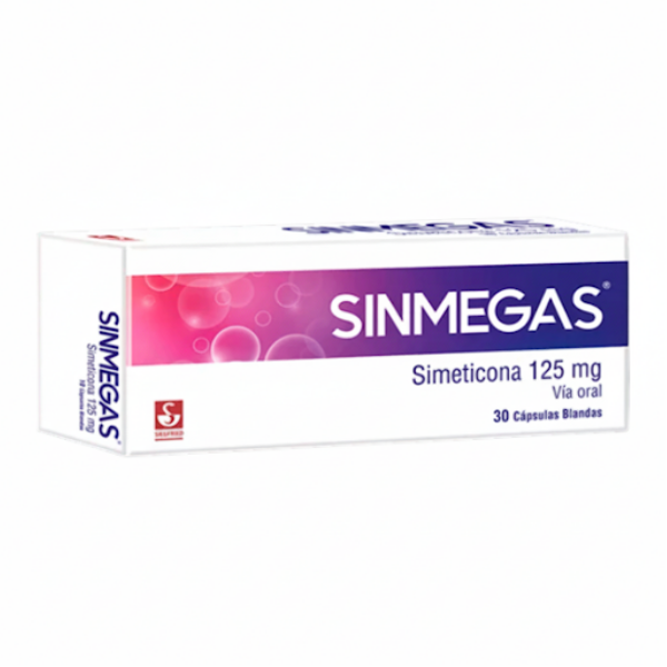 SINMEGAS 125MG X 30CAPS SIMETICONA MEYER