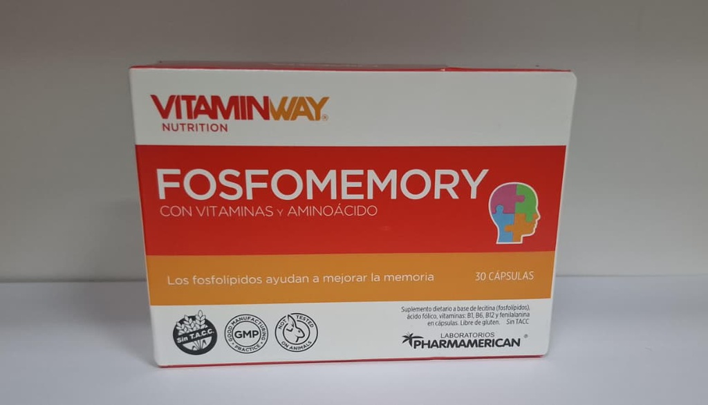 FOSFOMEMORY VIT AMINO X 30CAPS PHARMAMERICAN
