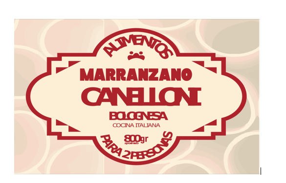 PASTA CANELLONI MARRANZANO 800GR BOLOGNESE