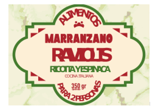 PASTA RAVIOLIS MARRANZANO 350GR RICOT Y ESPIN