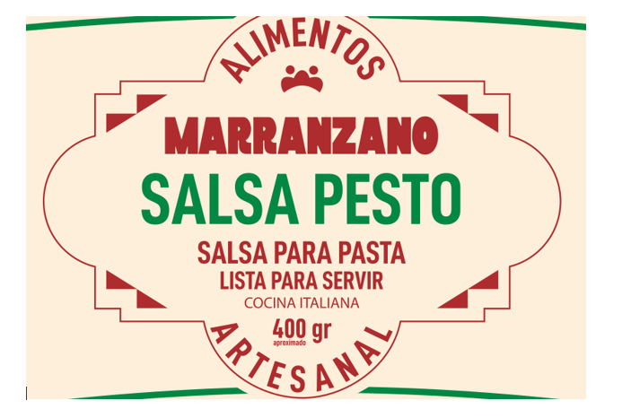 SALSA PESTO MARRANZANO 400GR PASTA