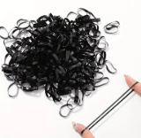 LIGAS DE CABELLO GRUESAS NEGRAS