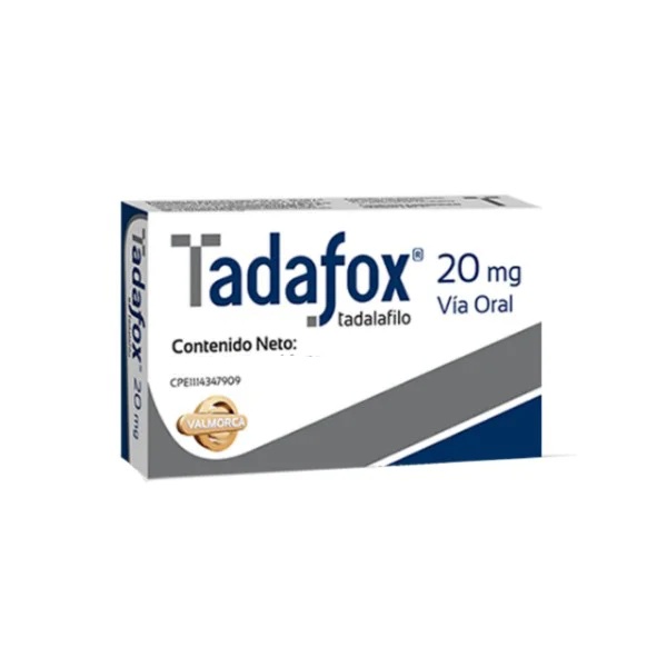 TADAFOX 20MG X 2TAB TADALAFILO VALMORCA