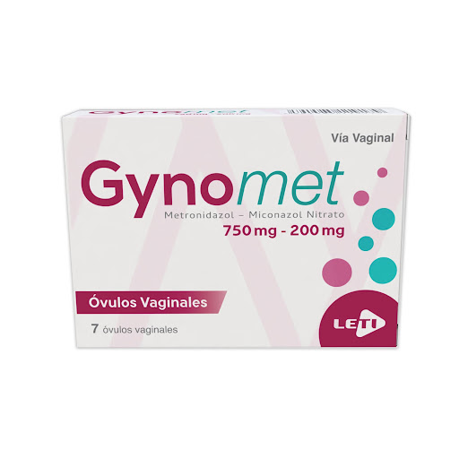 GYNOMET 750MG 200MG X 7OVU VAG METRON MICON LETI