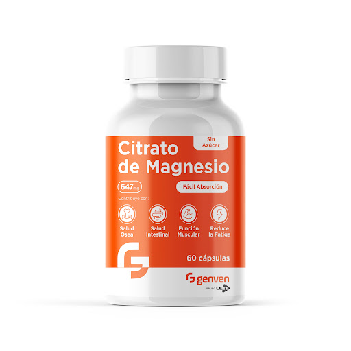 CITRATO DE MAGNESIO 647MG X 60CAPS GENVEN