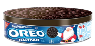 GALLETA OREO 288GR AMERICANO NAVIDAD LATA