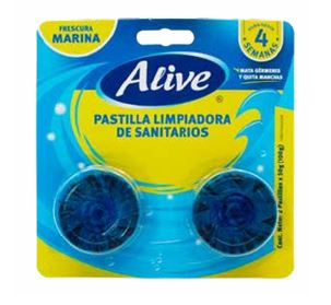 PASTILLA DE POCETAS ALIVE 50GR 2UND BRISA MARINA