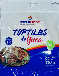 TORTILLAS HYPERFRESH 12UND YUCA