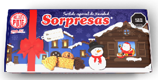 GALLETA PUIG 278GRS SORPRESAS OSITO NAVIDAD