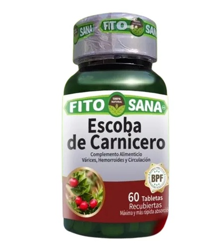 ESCOBA DE CARNICERO X 60TABL FITOSANA