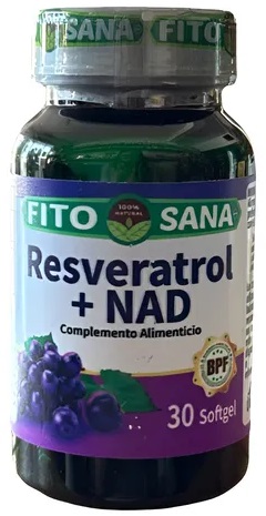 RESVERATROL CON NAD X 30CAPS BLAN FITOSANA
