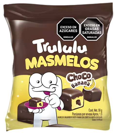 MASMELOS TRULULU 50GR CHOCO BANANA