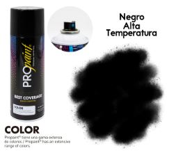 PINTURA EN SPRAY PROPAINT 400ML NEGRO ALTA TEMPERATURA