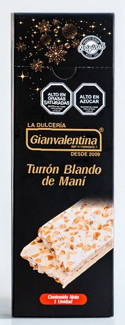 TURRON GIANVALENTINA 100GR BLANDO DE MANI