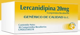 LERCANIDIPINA 20MG X 30COMP GENERICO DE CALIDAD
