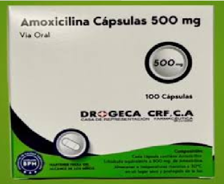 AMOXICILINA 500 MG BLISTER DROGECA