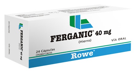 FERGANIC 40MG X 30CAPS ROWE