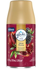 AMBIENTADOR GLADE 175GR MORAS FEST REPUESTO
