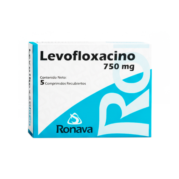 LEVOFLOXACINO 750MG X 5COMP RONAVA