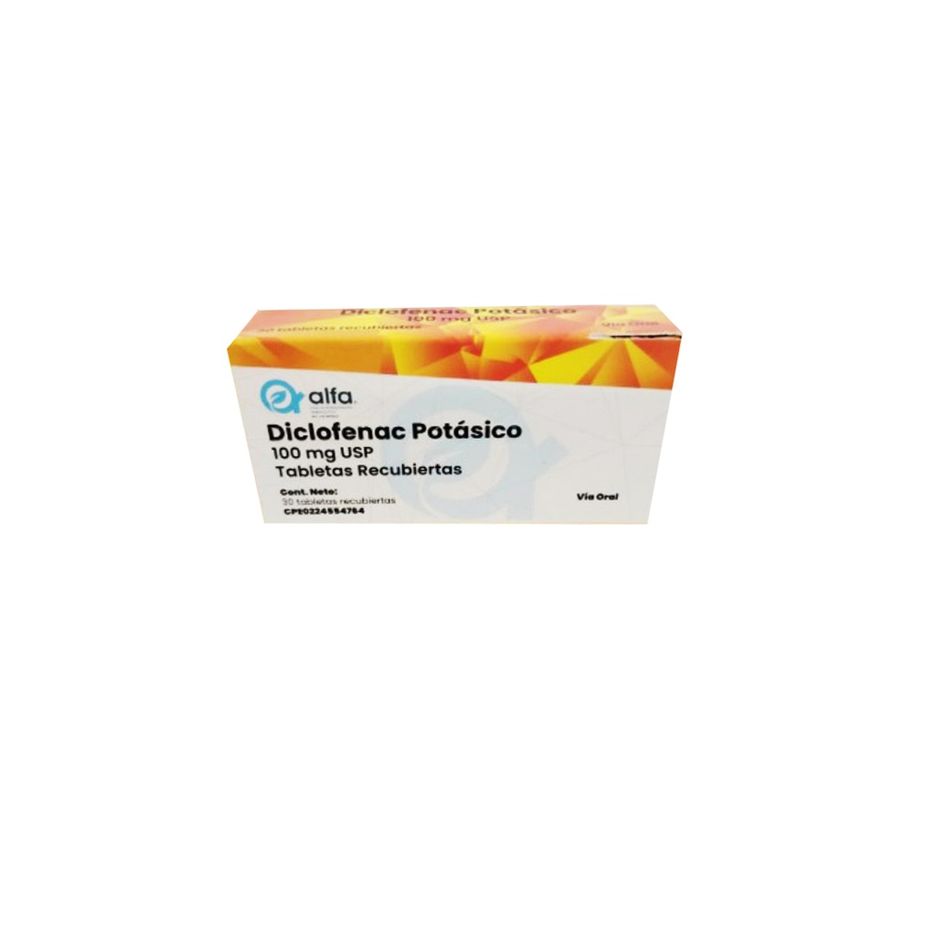 DICLOFENAC POT 100MG X 30TABL ALFA