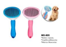 CEPILLO P/MASCOTA METAL MX-805