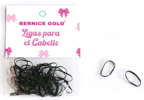 LIGAS DE CABELLO BERNICE NEGRAS