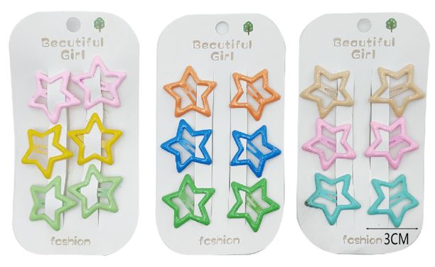 GANCHITO PARA CABELLO ESTRELLA