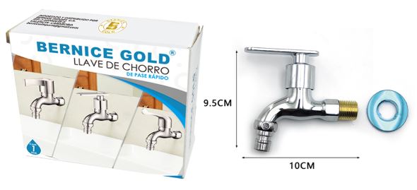 LLAVE DE CHORRO BERNICE RECTA