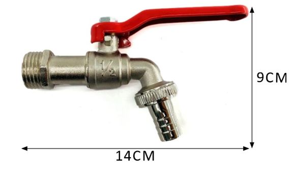 GRIFO DE METAL 1/2 BERNICE