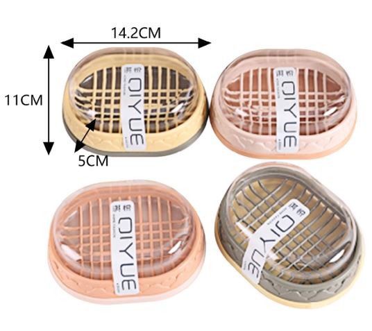 JABONERA CON TAPA COLORES SURT