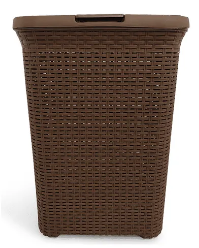 CESTA P/ROPA OCEANO GRND RATAN C/TAPA