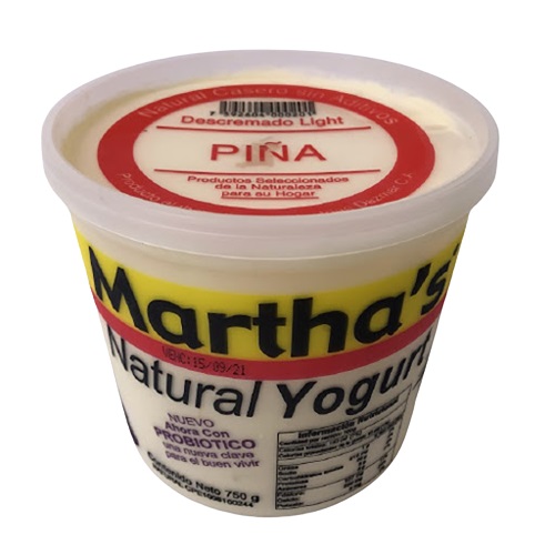 YOGURT MARTHAS 750GR PIÑA