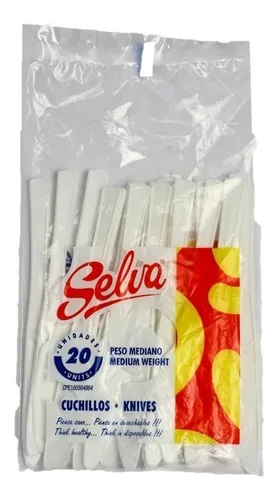 CUCHILLOS SELVA X20UND MEDIANOS PALST