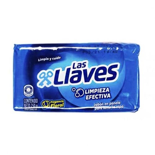 JABON LAS LLAVES 250GR FLORAL PANELA