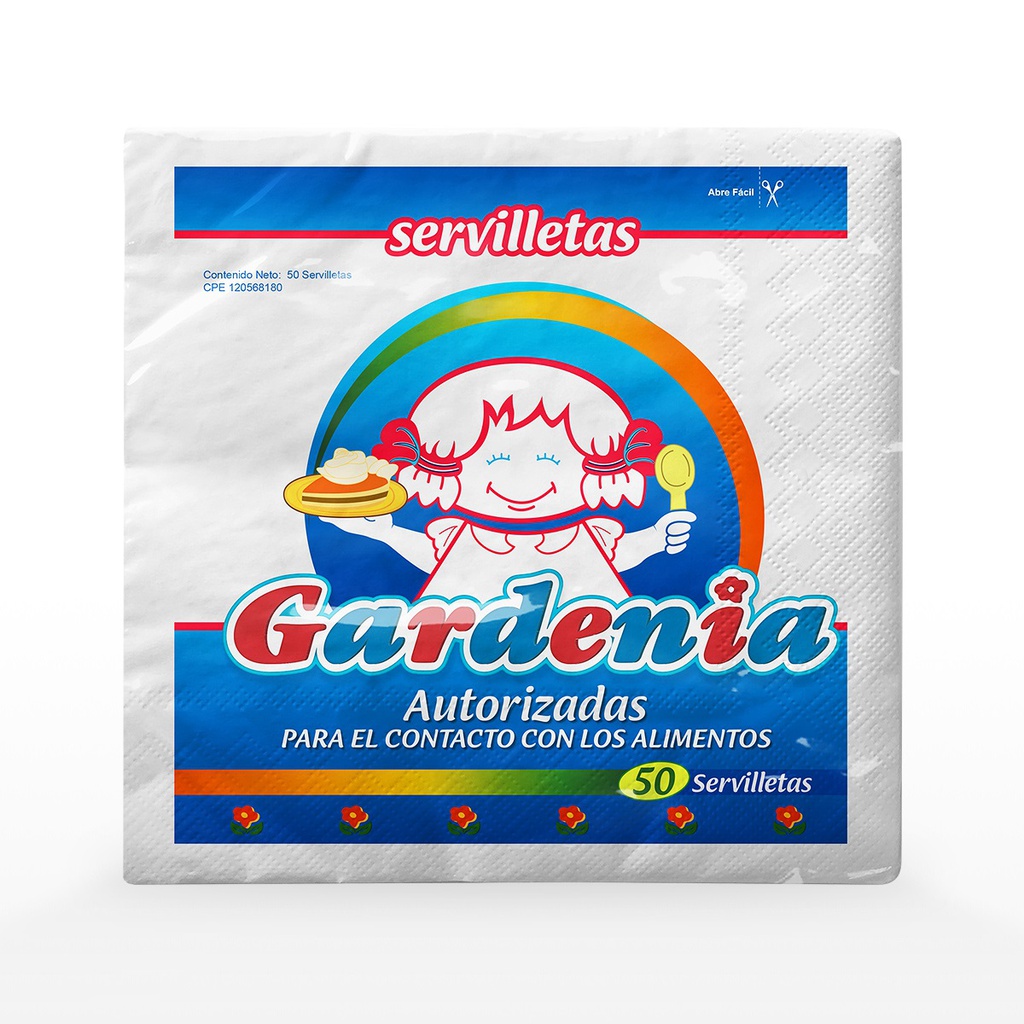 SERVILLETAS GARDENIA X50 GRAND