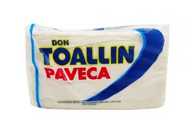 TOALLIN POLY PAVECA X180 BLANCAS