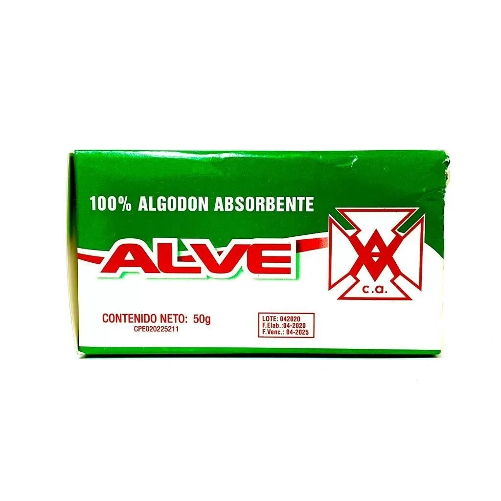 ALGODON ALVE 50GR ASEPTICO