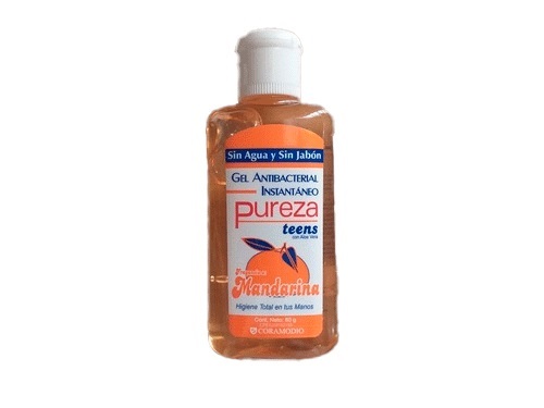 GEL ANTIBACT PUREZA 80GR MANDARINA TEENS