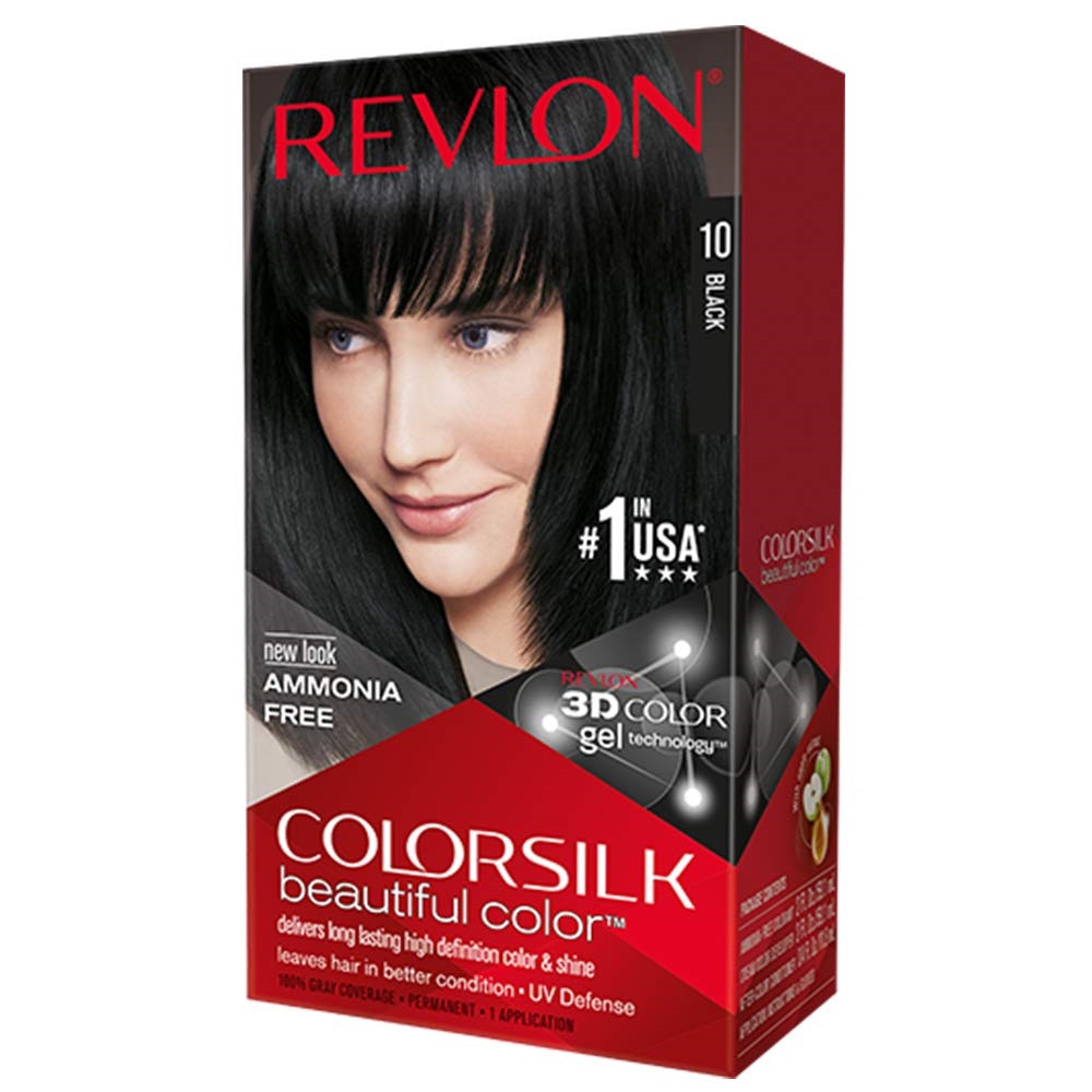 TINTE REVLON 10 NEGRO KERATINA