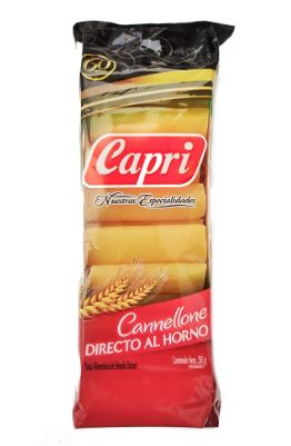 CANELONES CAPRI 250GR AL HORNO