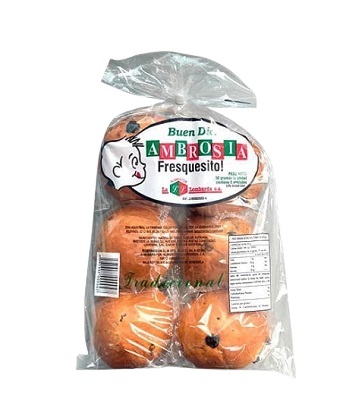 PAN AMBROSIA LOMBARDA 300GR FRUTA