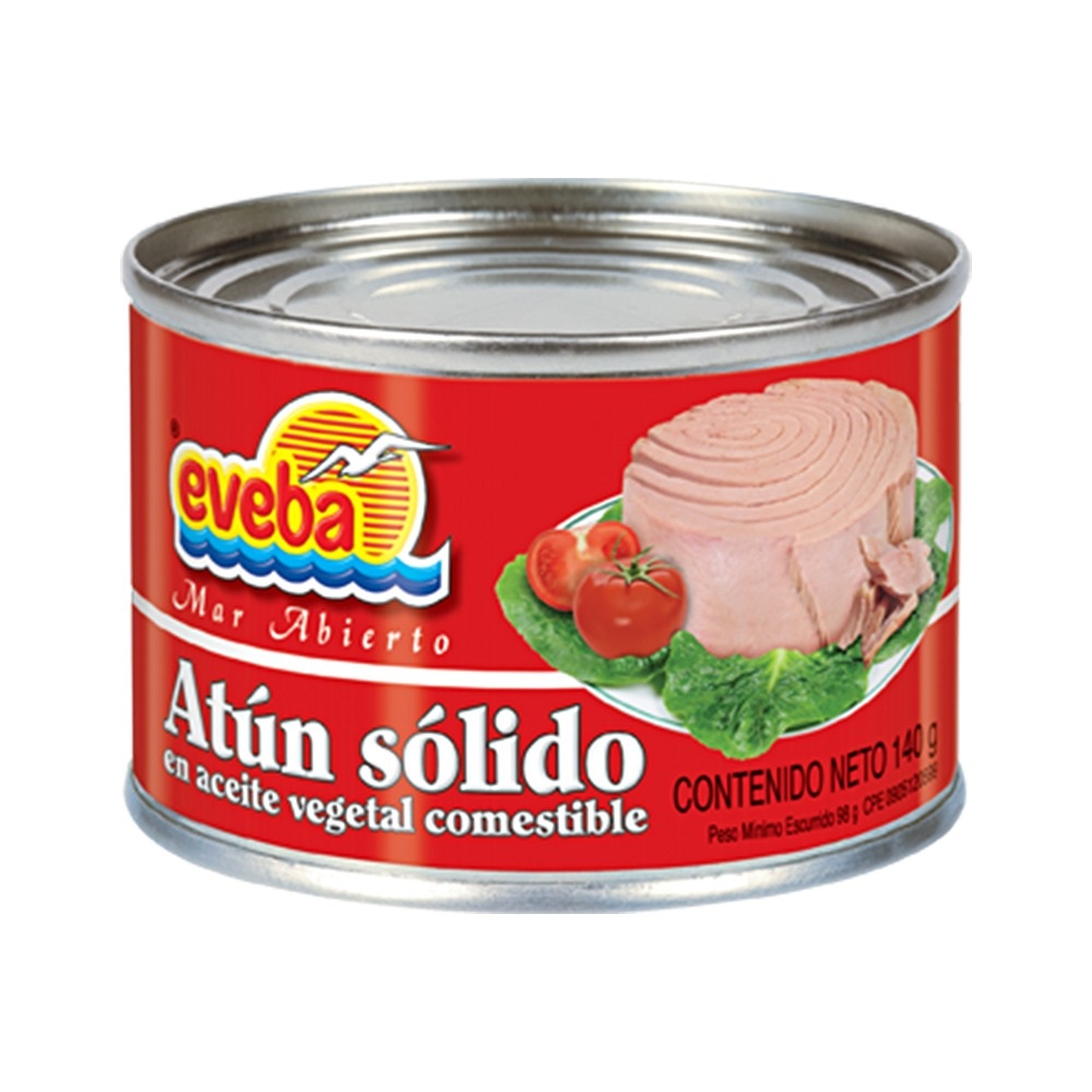 ATUN EVEBA 140GR ACEITE VEGETAL