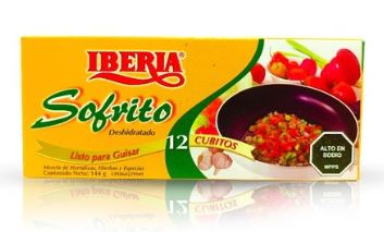 CUBITO IBERIA 144GR DE SOFRITO