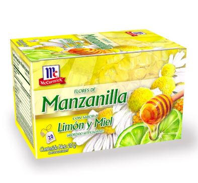 TE MCCORMICK 20UND MANZANILLA LIMON MIEL