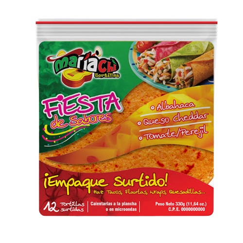 FAJITA MARIACHI 330GR X12UND TRIGO