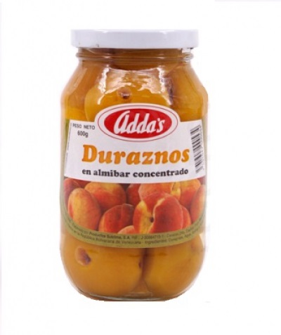 DURAZNO ADDAS 600GR ALMIBAR