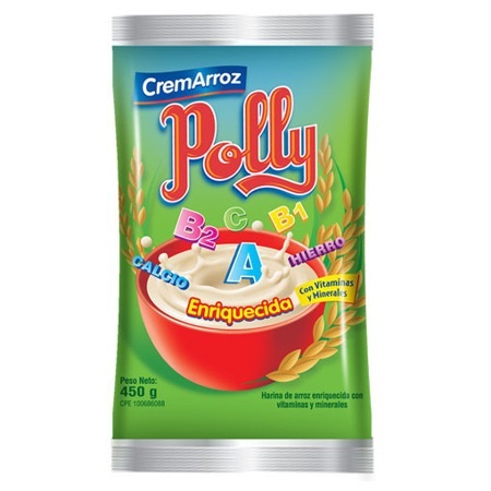 CREMA DE ARROZ POLLY 450GR ENRIQUECIDA
